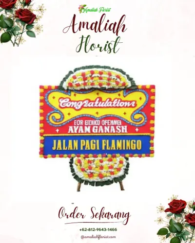 Bunga Papan Congratulation di Moga